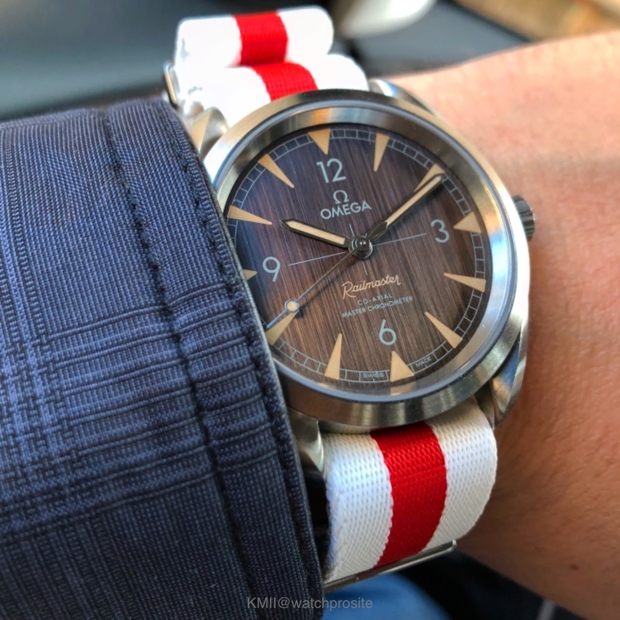 omega railmaster strap