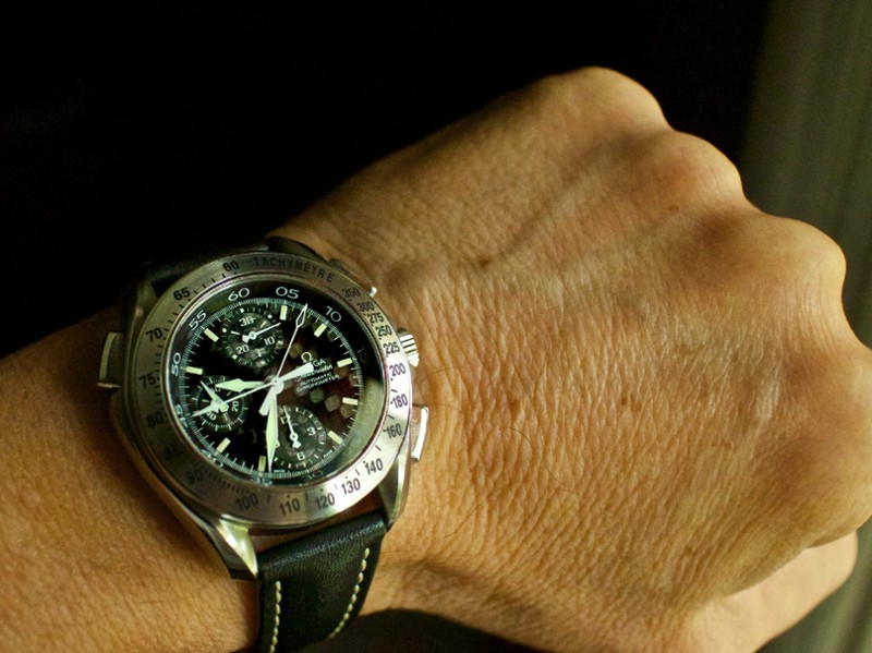 omega rattrapante chronograph