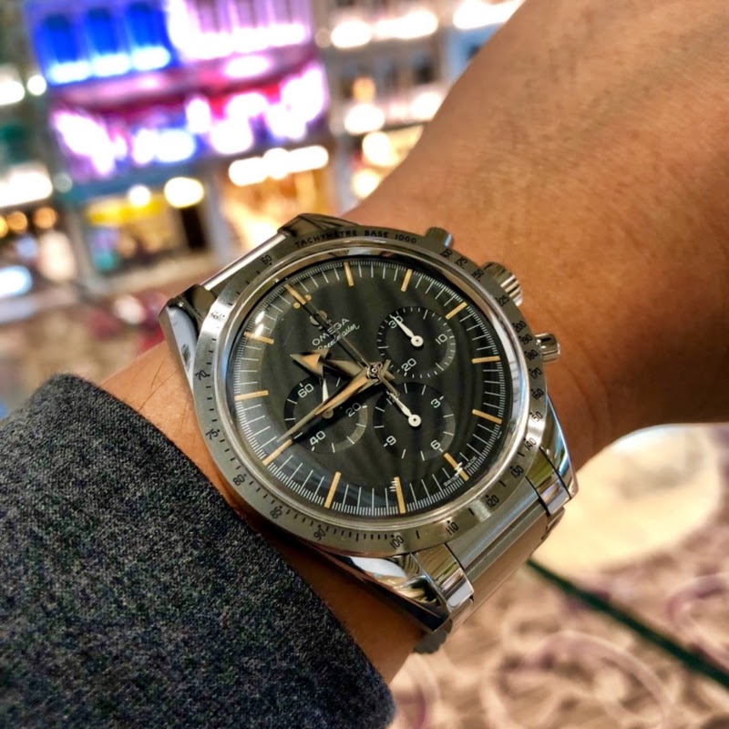 Omega Omega Speedmaster 60th anniversary with me traveling now