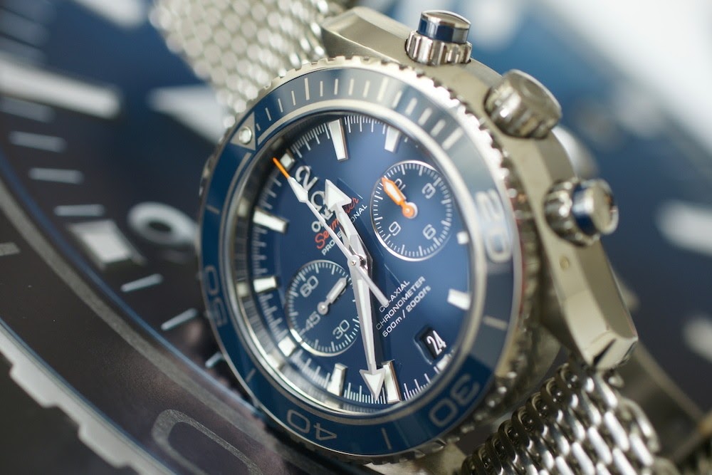 omega planet ocean titanium chronograph