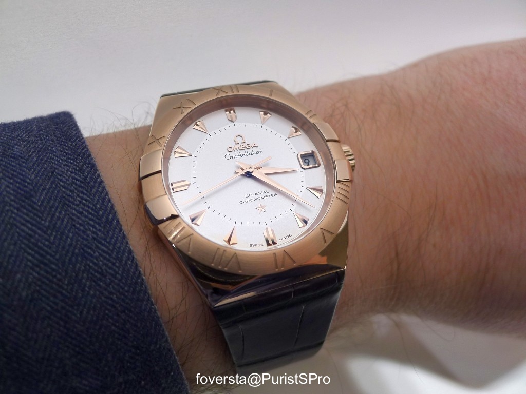 omega constellation sedna gold