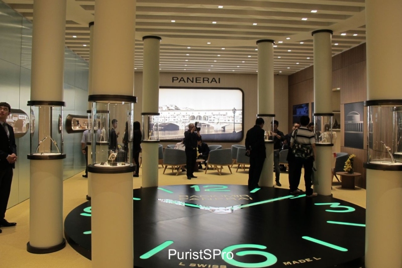 Another shot of the Panerai booth