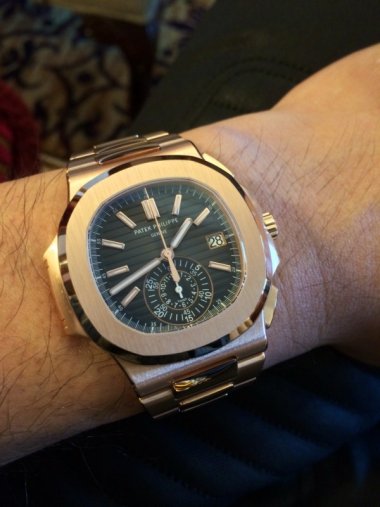 Patek Philippe Nautilus Chronograph Rose Gold Watch 5980/1R