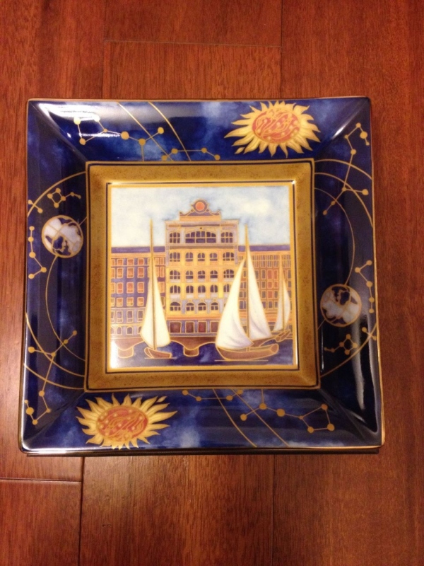 gift (French porcelain plate) for X'mas from my AD