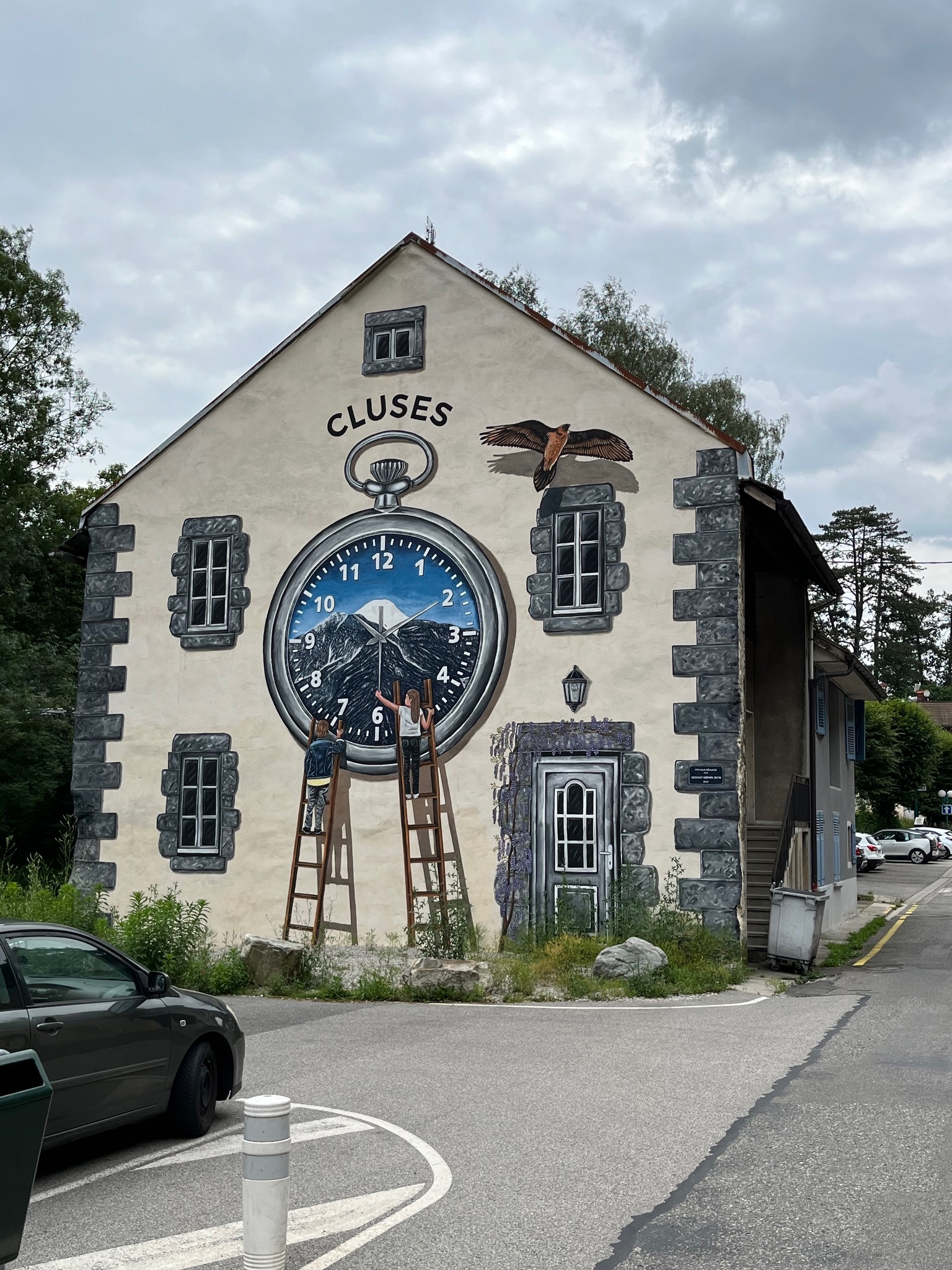 Photography - Horology street art in Cluses