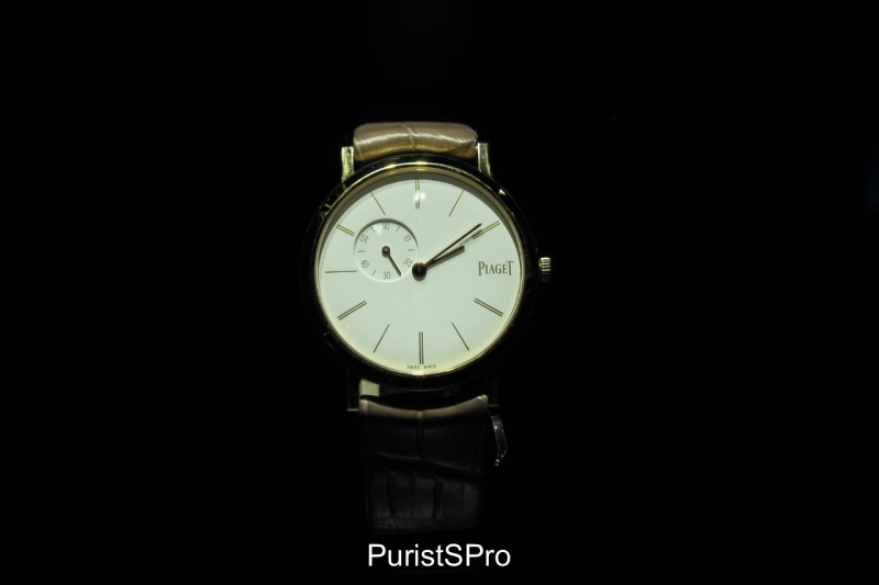 The Piaget Altiplano at 34mm in pink gold