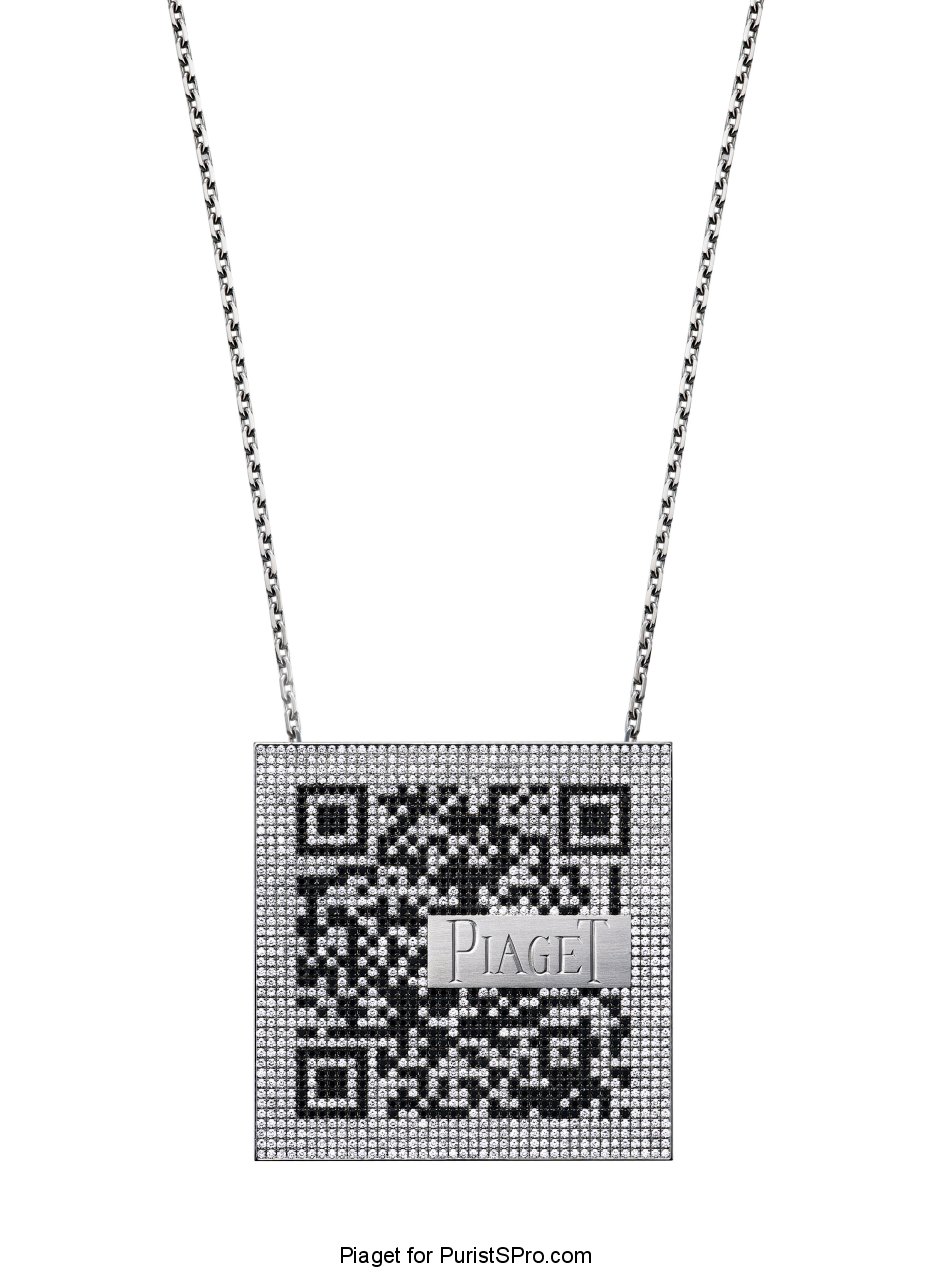 QR Code Necklace for Digital Business Cards