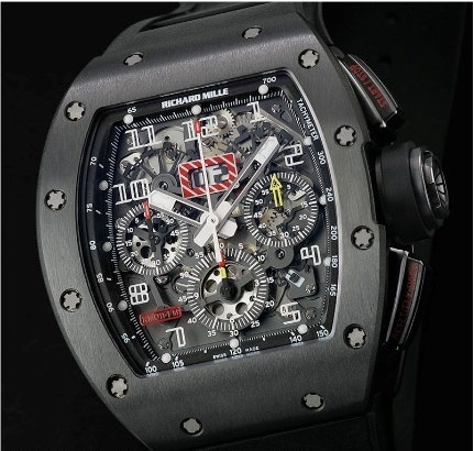 RM 011 Black Chronopassion Ti