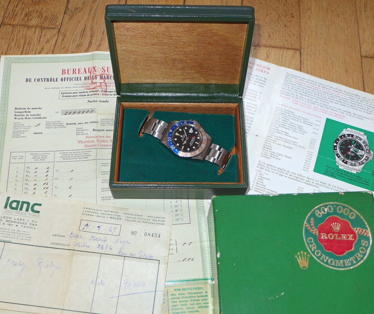 rolex 1675 box