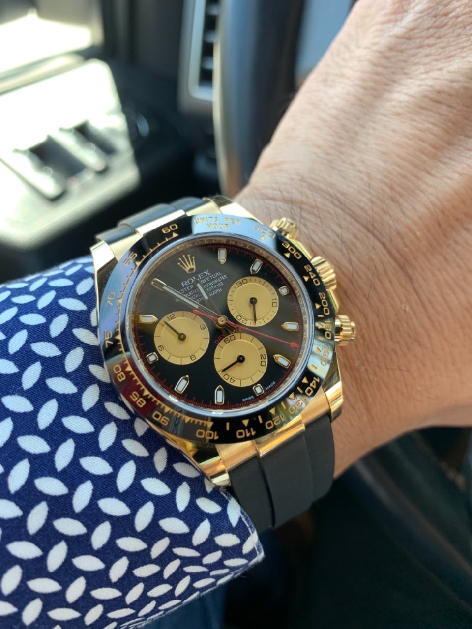 Rolex - Rolex YG PN daytona oysterflex