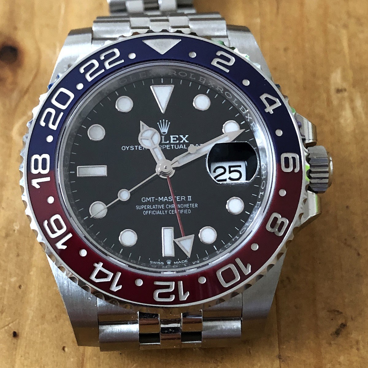 pepsi color rolex