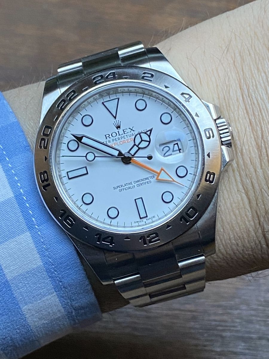 explorer ii white dial