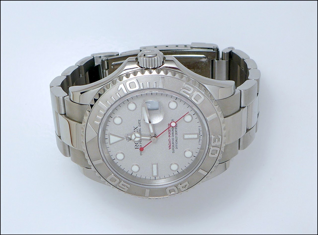 rolex yacht master red second hand