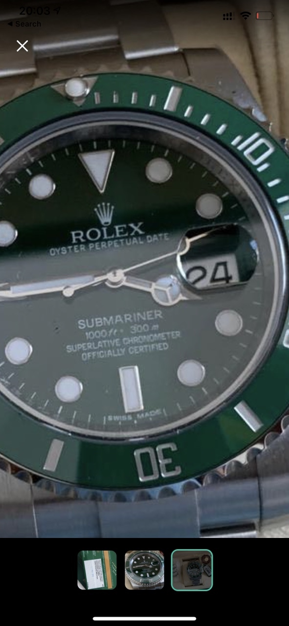 rolex mk1 dial