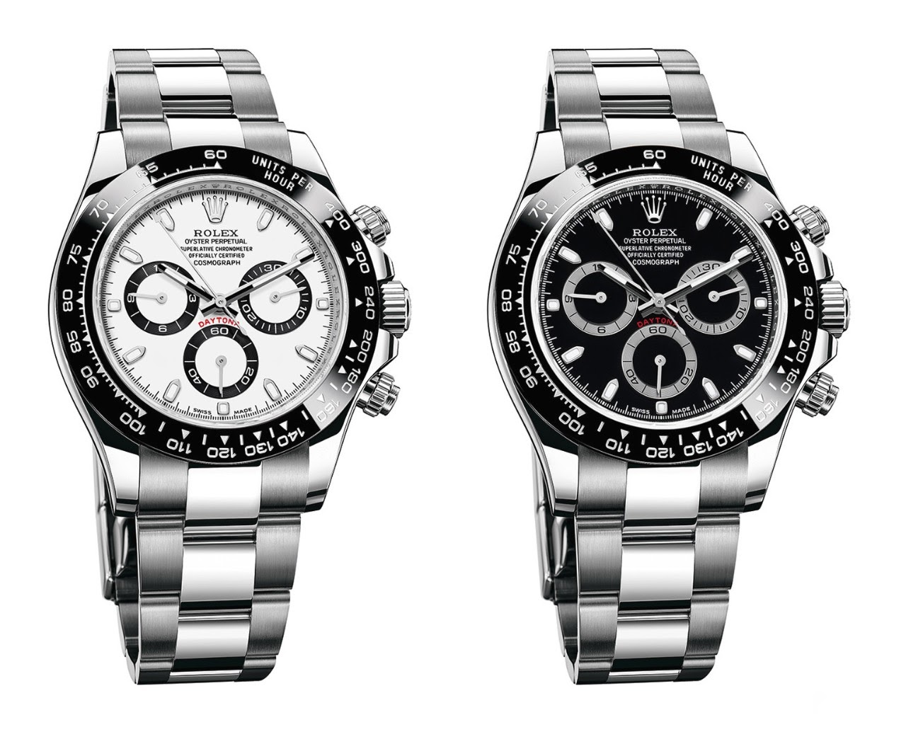 black and white rolex