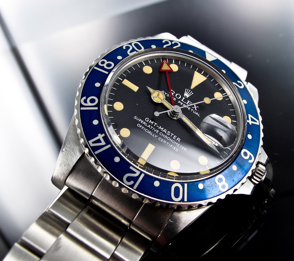 blue rolex gmt