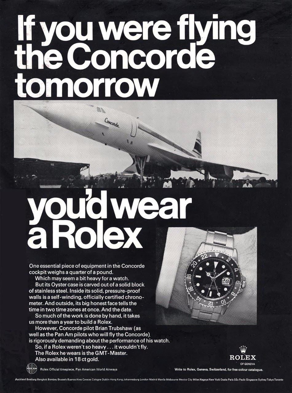 Rolex - Rolex GMT MASTER Ads related to 