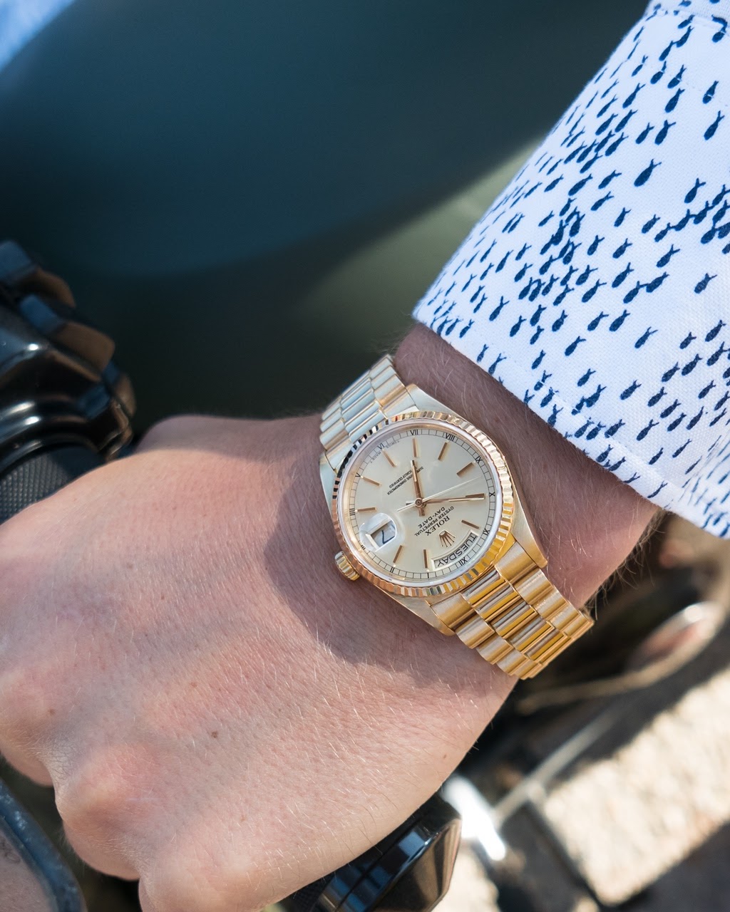 rolex 18038 on wrist