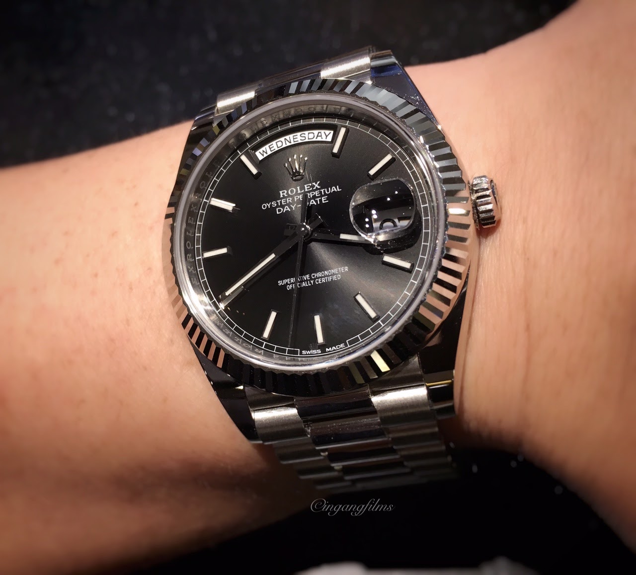 Rolex - 228239 Black Dial Day-Date 40