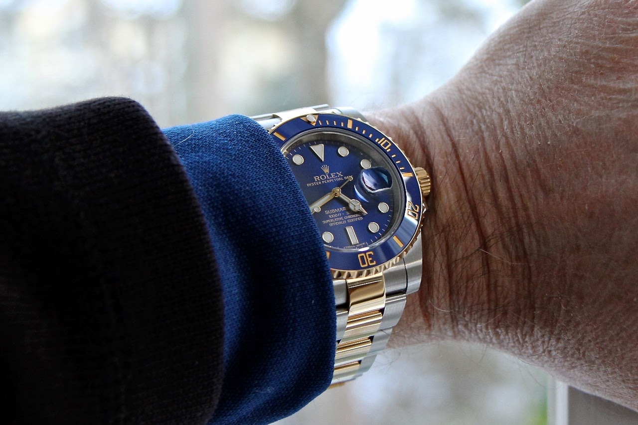 Rolex - 116613 sunburst blue