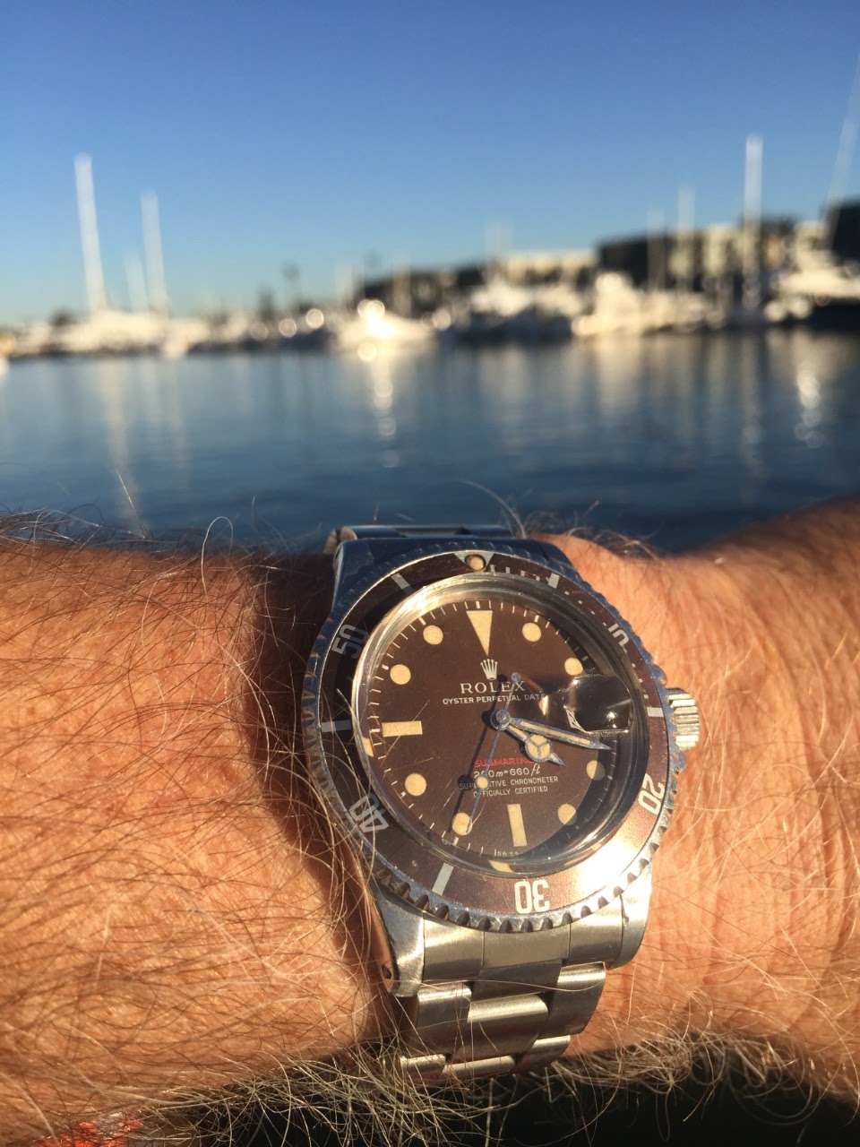 rolex submariner brown dial