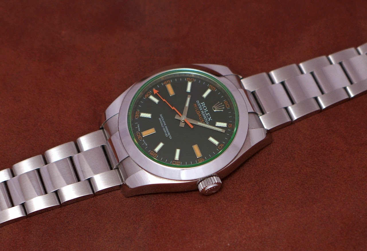 rolex milgauss red