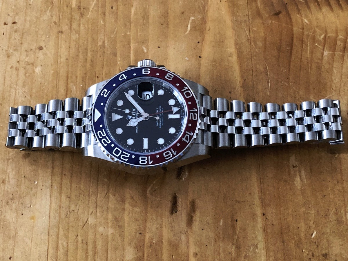 rolex gmt master ii purple