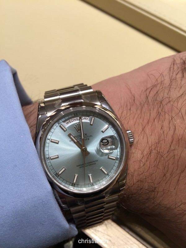 rolex glacier blue dial