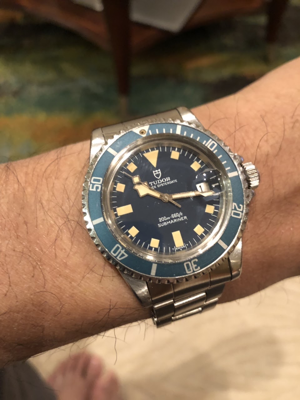 Rolex - A of vintage blue