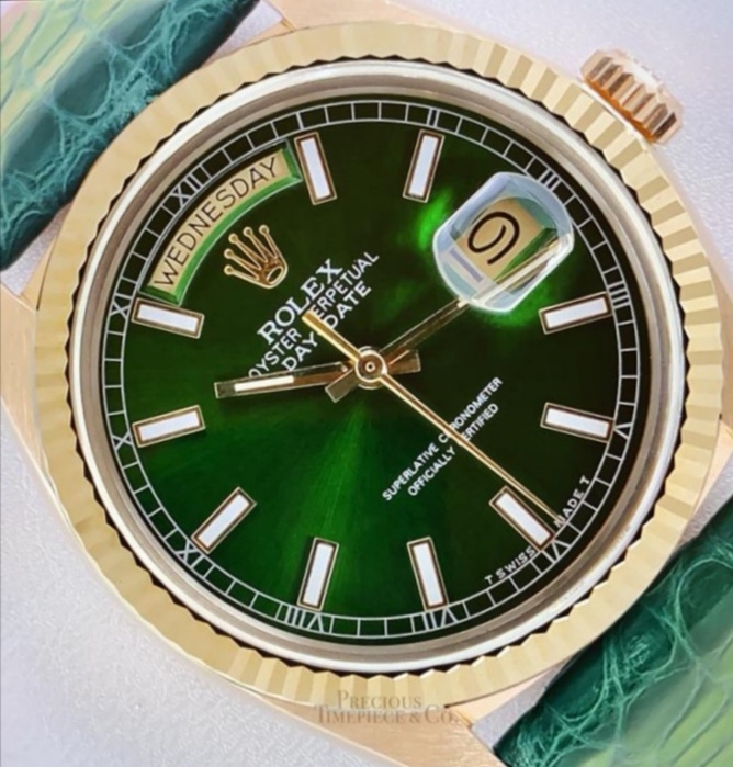 dark green rolex