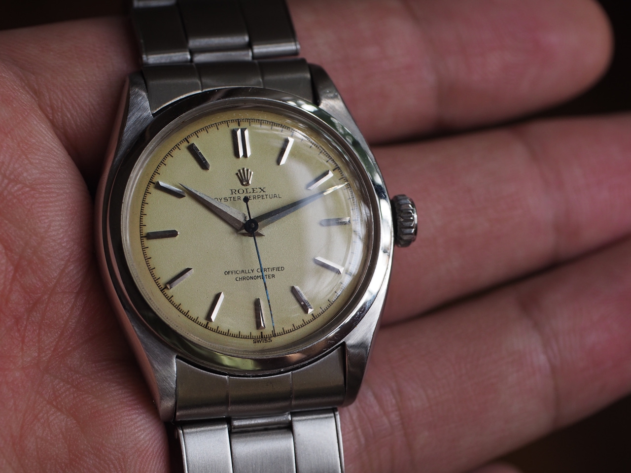 rolex super oyster crown