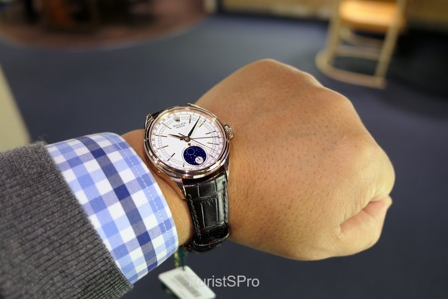 rolex cellini on wrist