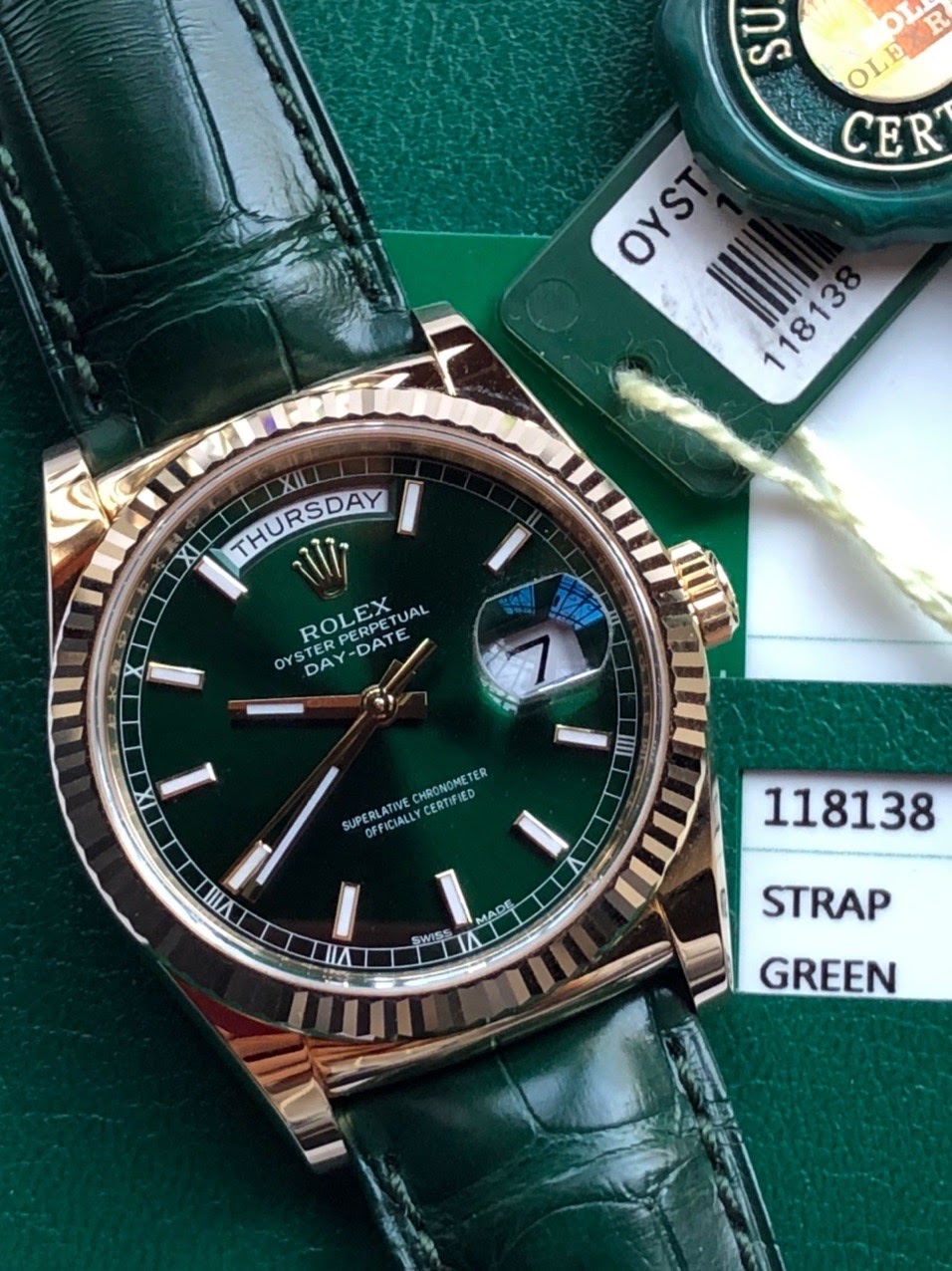 rolex 118138