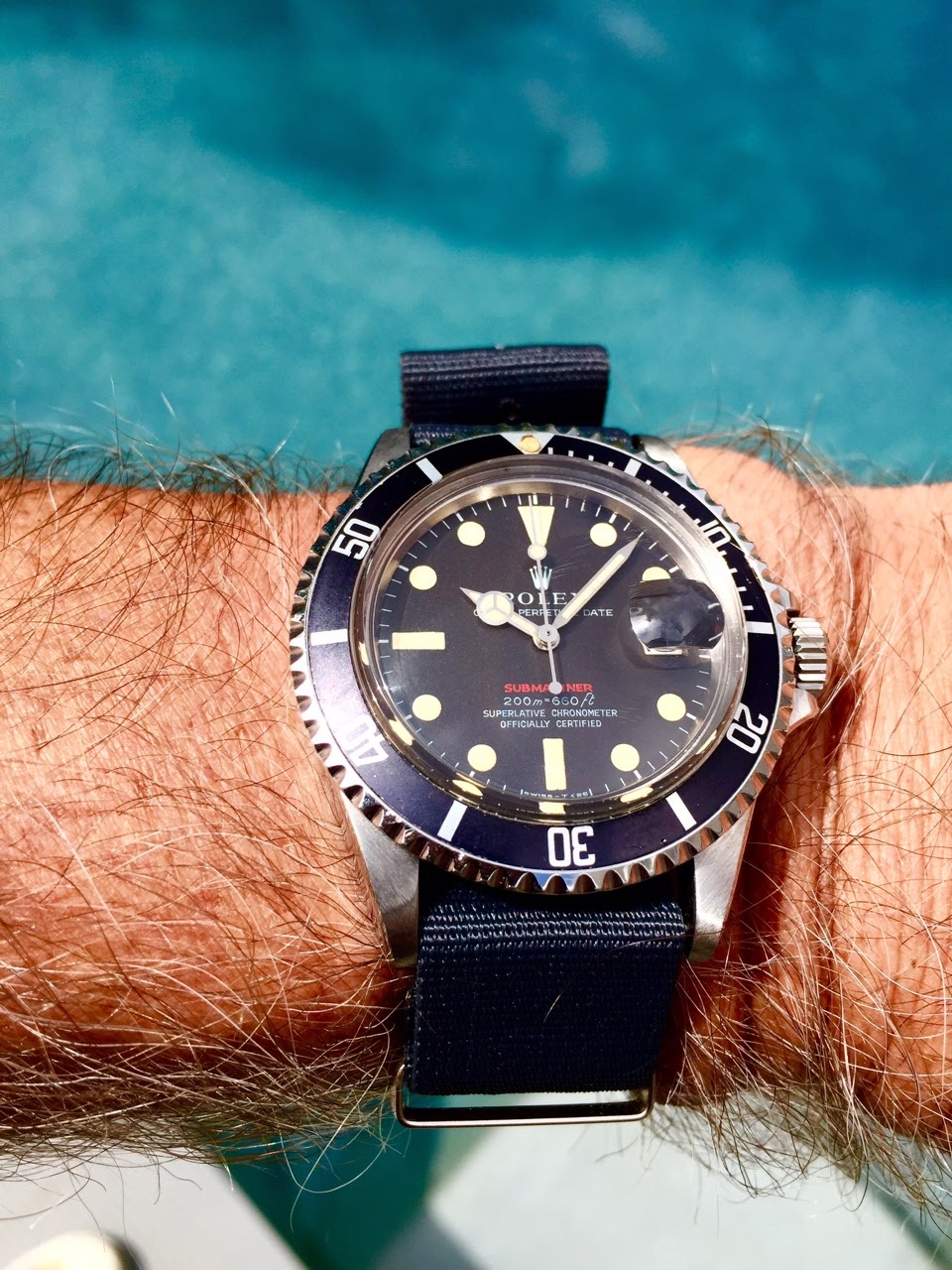 rolex red submariner meters first