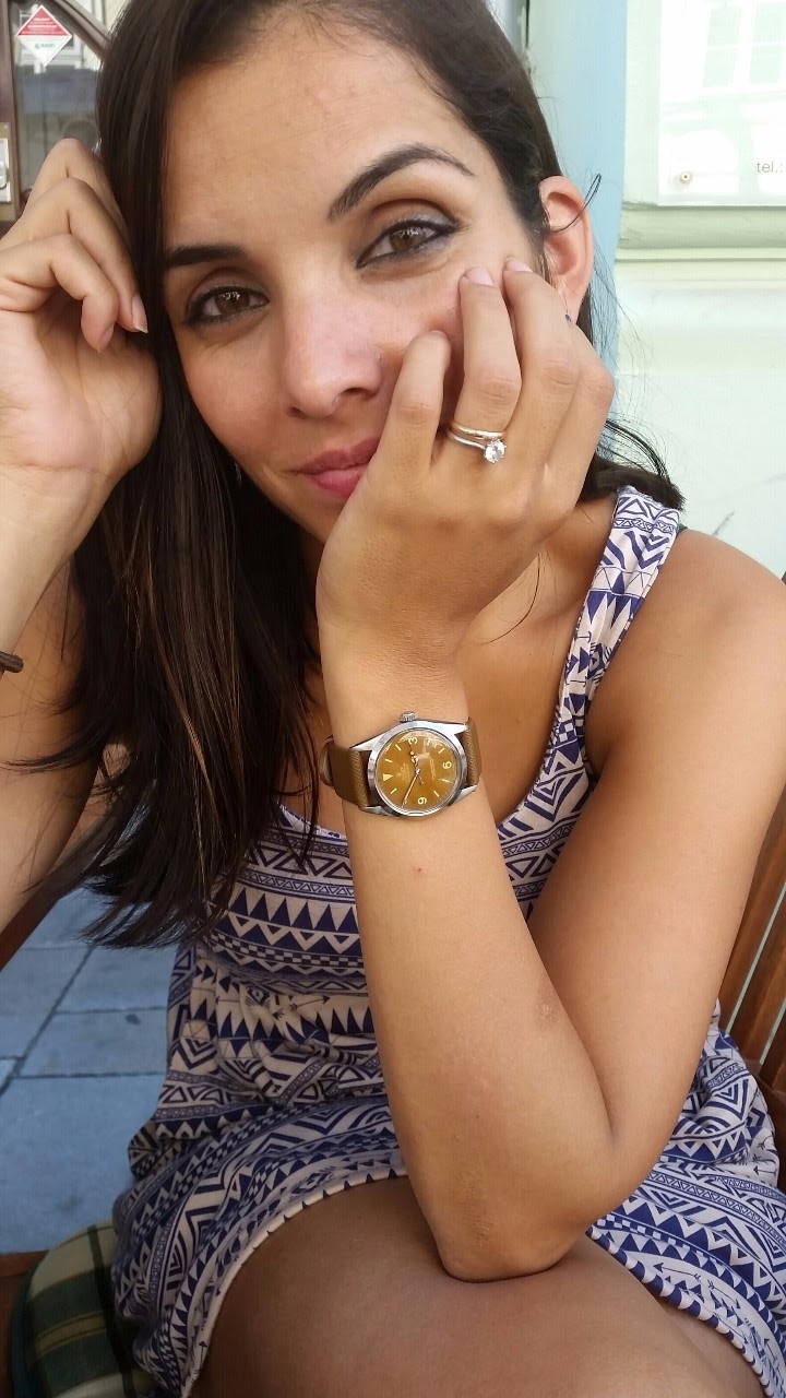 girl with rolex