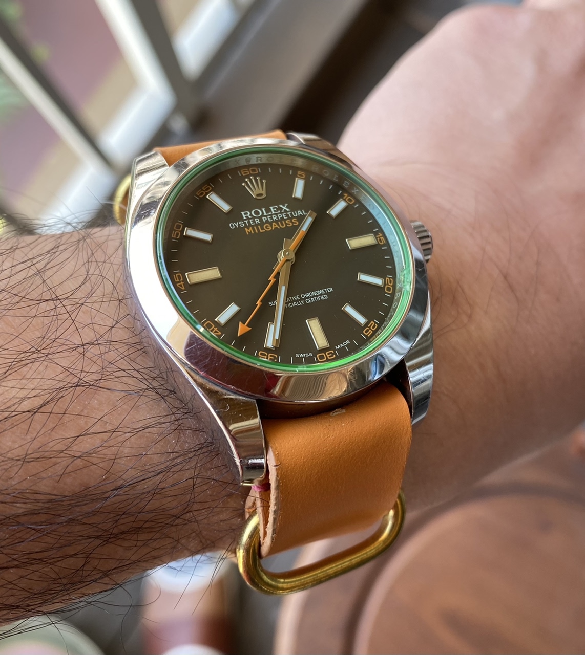 milgauss leather