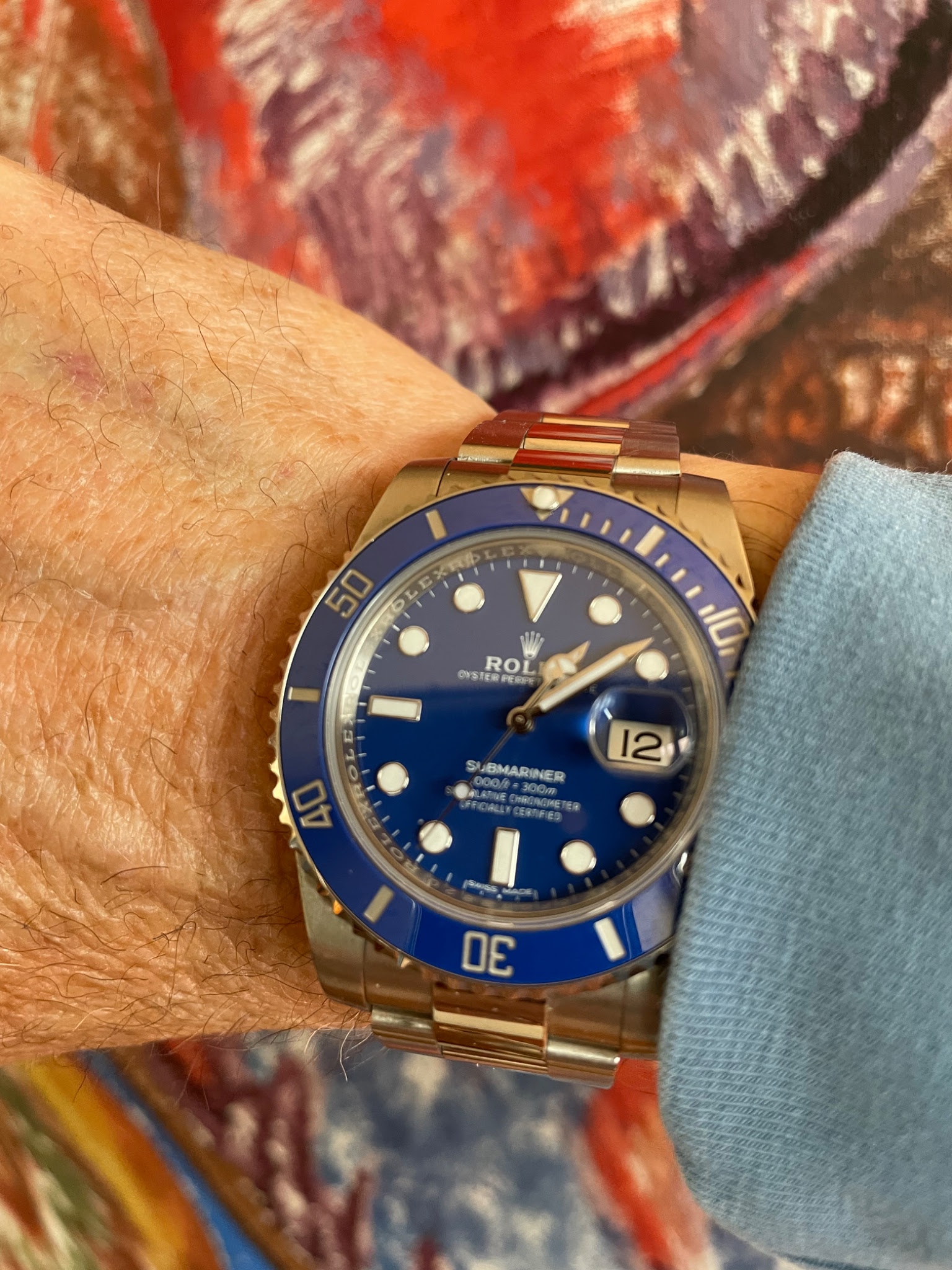 Rolex116619LB Submariner 'Smurf' – Newport Watch Club