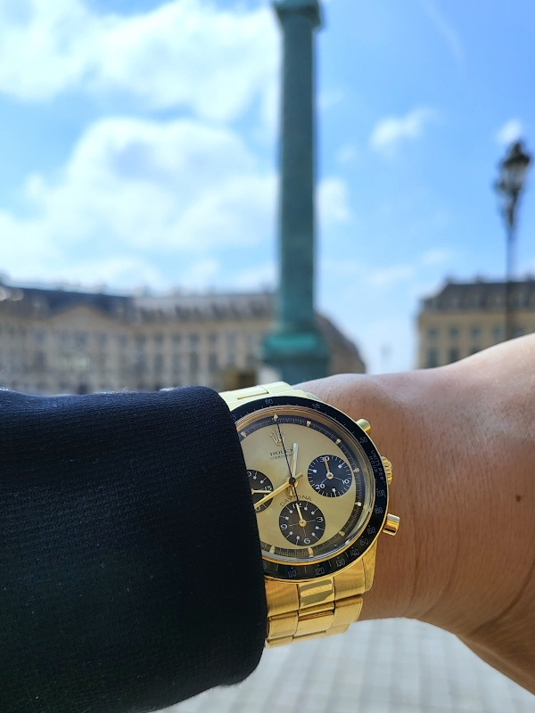 Rolex: Yellow Dial Wristshot & Style