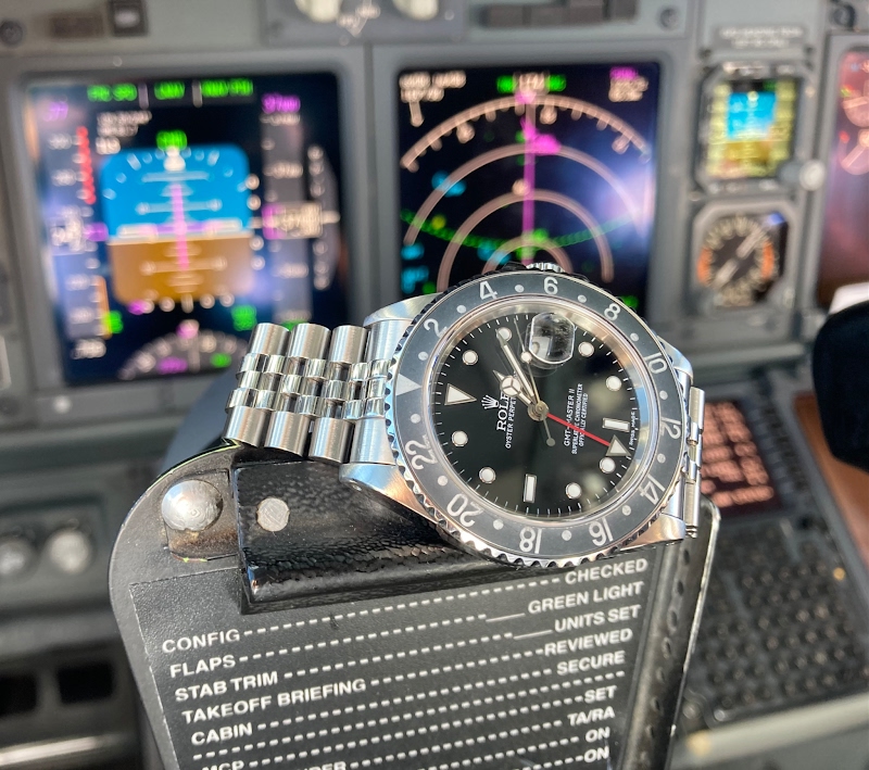 Rolex GMT Master Office Wristshot