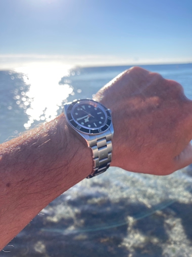 Rolex BB58 Morning Swim Wristshot