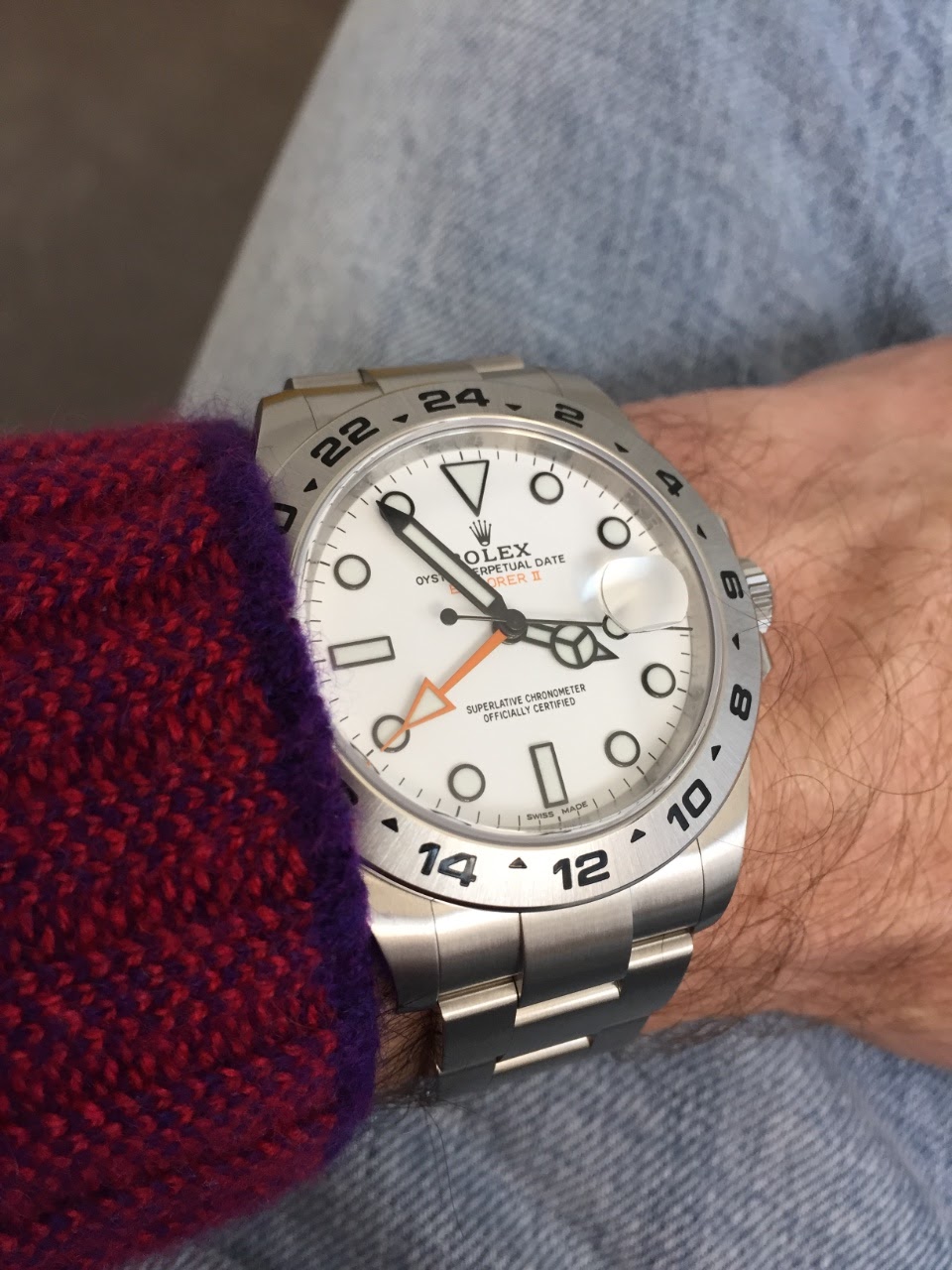 steel sports rolex