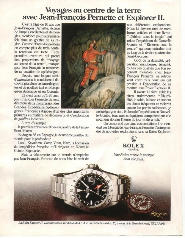 Rolex Rolex 1655 Explorer II in Auvergne. A combination I dreamt