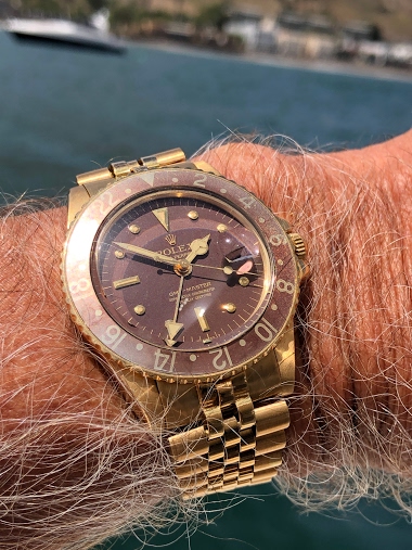 Rolex GMT-Master Ref. 1675 in 18k Gold: A Vintage Collector's View