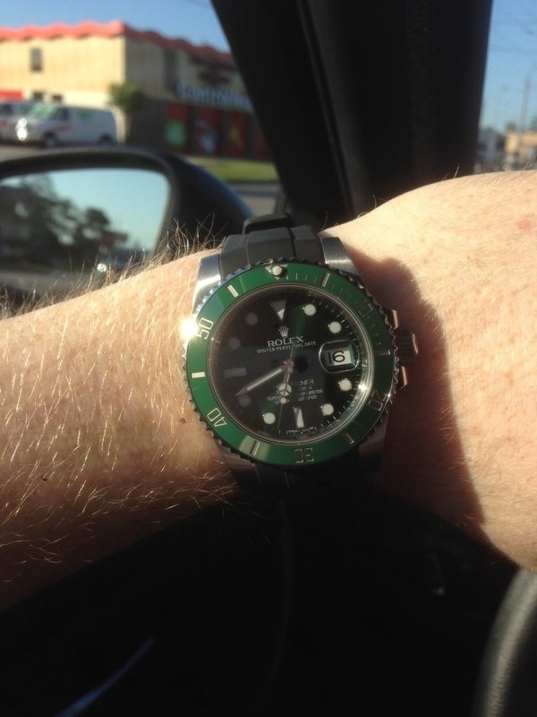 rolex hulk rubber b