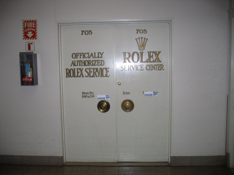 rolex authorized service center