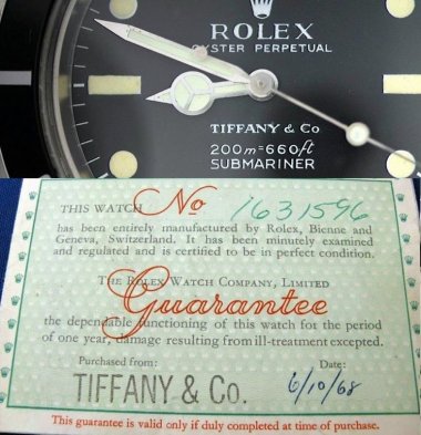 tiffany and co guarantee