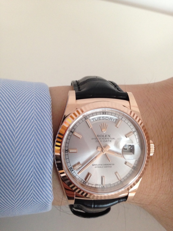 rolex day date 118135