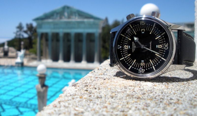 My Longines vacationing at Hearst Castle.