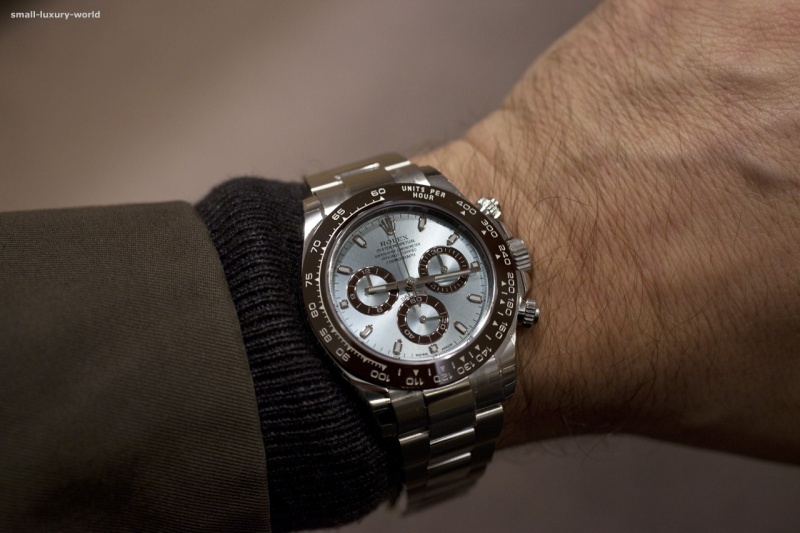 rolex daytona small wrist