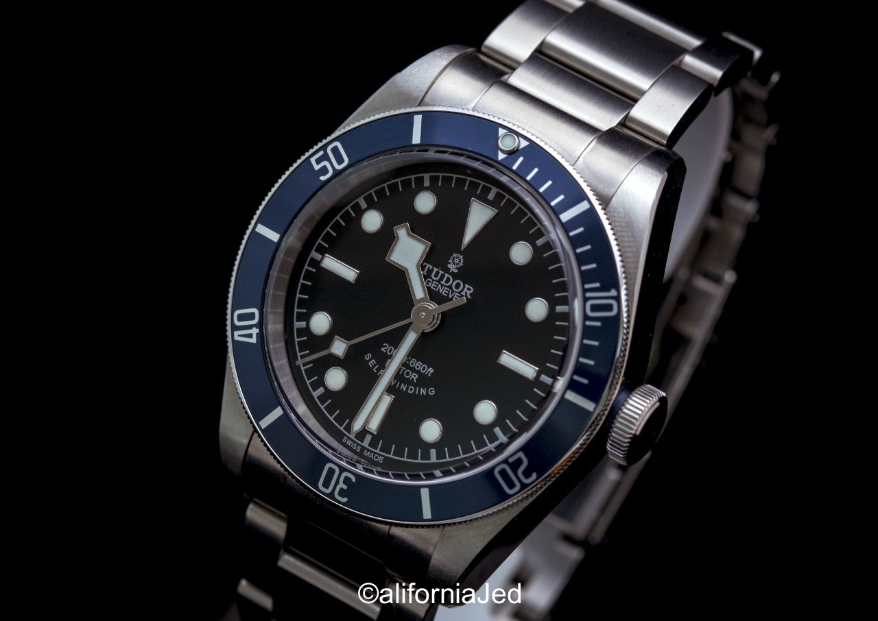 Nice blue bezel. The snowflake hand is a quirky delight.